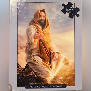Fear Not by Lightwave, Puzzle 100 Pieces average size, 13 X 19 inches.